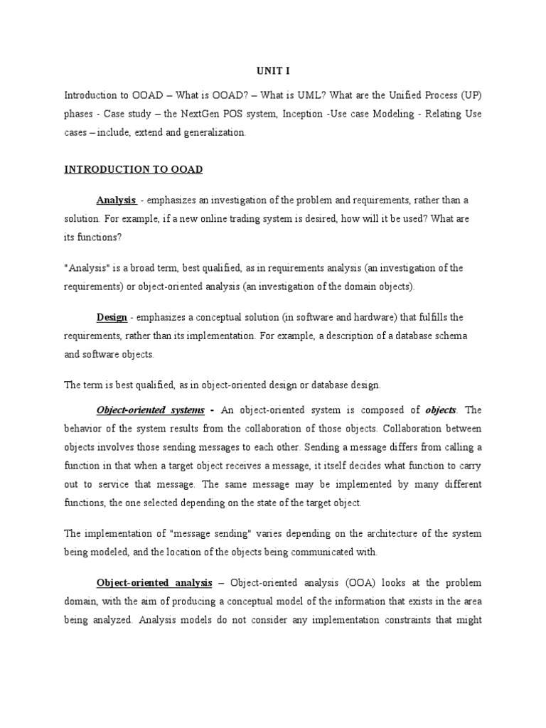 UNIT - I Notes | PDF