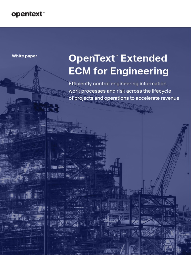Opentext Extended Ecm For Engineering | PDF | Arc Gis | Metadata