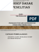 Konsep Dasar Penelitian