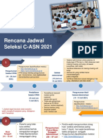 Rencana Jadwal Seleksi C-ASN 2021