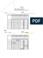 Determine Your Unique Question Analysis Conditions:: To Be Submitted With Your Report