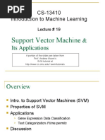 CS-13410 Introduction To Machine Learning