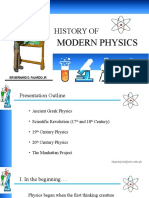 History of Modern Physics
