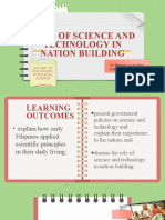 Role of Science and Technology in Nation Building