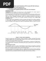 Pulse Code Modulation Pc Mm at Lab Code