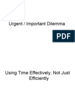 Urgent / Important Dilemma