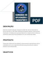 3 - Camadas de Aplicação e Transporte