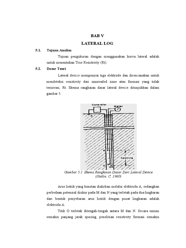Analisis True Resistivity Lateral Log | PDF | Teknologi & Rekayasa