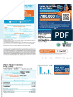 Factura de servicios públicos de Breian Barrera