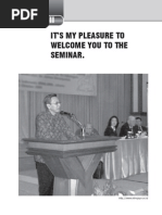 Unit Vii: It'S My Pleasure To Welcome You To The Seminar