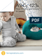 Abcs 123S: Pillow Diagrams and Patterns For Letters