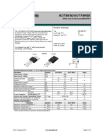 AOT8N50/AOTF8N50: General Description Product Summary