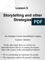 Lesson 5: Storytelling and Other Strategies