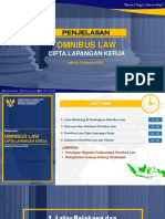 Paparan Omnibus Law Cipta Lapangan Kerja PDF