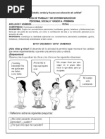 Actividades sobre etapas del desarrollo humano | PDF | Adultos | Vejez