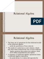Lec # 15,16 - Relational Algebra