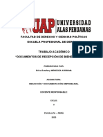 Documentos de Recepcion de Bienes y Valores