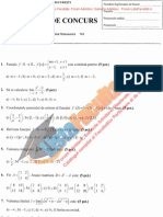  ListaFacultati.ro Subiecte Admitere Politehnica Bucuresti - Algebra - Analiza 2010