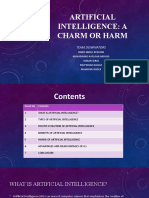 Artificial Intelligence: A Charm or Harm: Team Dominators