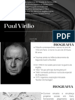 Biografia e ideias de Paul Virilio