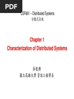 Characterization of Distributed Systems