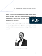 What's Life, Entropía y La Contaminación Ambiental 20170531