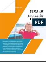 T18. Educación Primaria. Grupo Pedro Nicolás