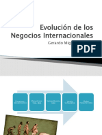 Evolución de Los Negocios Internacionales