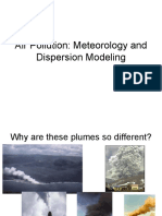 Air Pollution: Meteorology and Dispersion Modeling