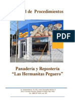 Manual y Politicas de Procedimientos - Panadería y Repostería Las Hermanitas Peguero