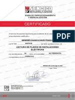 Certificado David Meneses Huanca