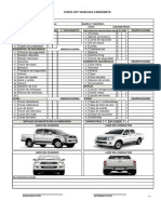 Formatos de Check List Camioneta