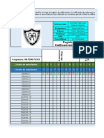 Registro de Calificaciones