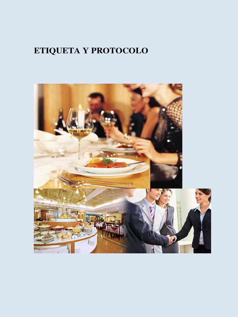 Programa Etiqueta y Protocolo | PDF | Etiqueta | Comunicación