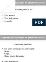 Apresentação Instrutor: - Vida Pessoal - Vida Profissional - Formação