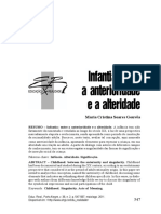 Infância: entre a anterioridade e a alteridade