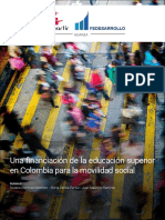 Una Financiación de La Educación Superior en Colombia para La Movilidad Social - Restrepo, Pertuz y Ramírez