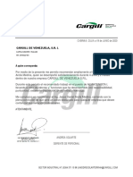 Certificado Cargill