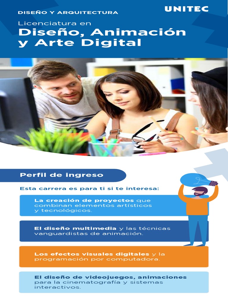Licenciatura en Diseno Animacion y Arte Digital | PDF | Diseño | Animación