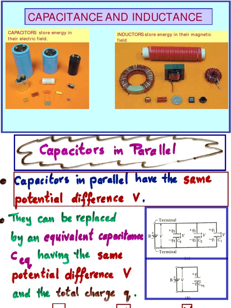Capacitor and Inductor | PDF | Inductor | Inductance
