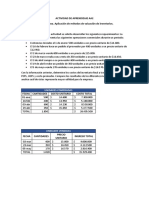 Estudio de Caso. Aplicación de Métodos de Valuación de Inventarios.