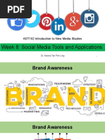 Week 8: Social Media Tools and Applications: ADT102 Introduction To New Media Studies