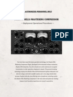 Shadow Hills Mastering Compressor Manual