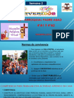 Actividad Del Area Educacion Religiosa 4°A1 Y 4°A2 Sesion N°4