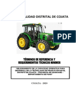 TDR Expediente Tecnico - Tractor