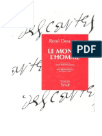 Rene Descartes Le Monde Lhomme