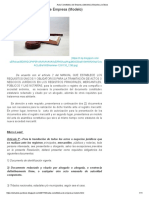 (Modelo) Acta Constitutiva de Empresa _ Estudios Jurídicos