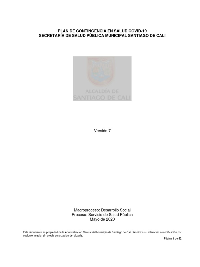 Plan de Contingencia en Salud Covid-19 | PDF