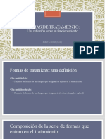 formas de tratamiento