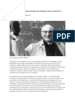 Uma Avaliação Da Interpretação de Voegelin Sobre A Reforma Protestante